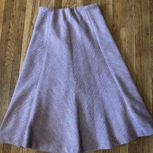 Pink mid length skirt